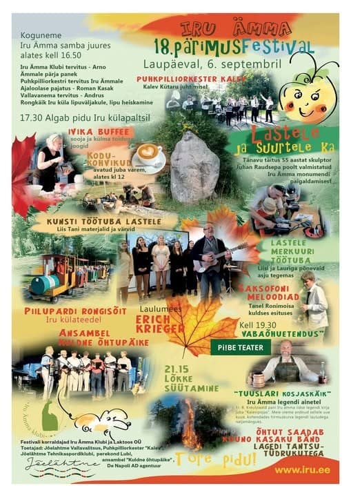 Iru Ämma Tunnustusfestival ja kohvikute päev 06.08.2025